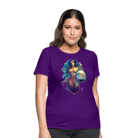 Thumbnail for Women's Mythical Aquarius T-Shirt - purple