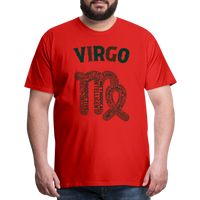 Thumbnail for Men's Power Words Virgo Premium T-Shirt - red