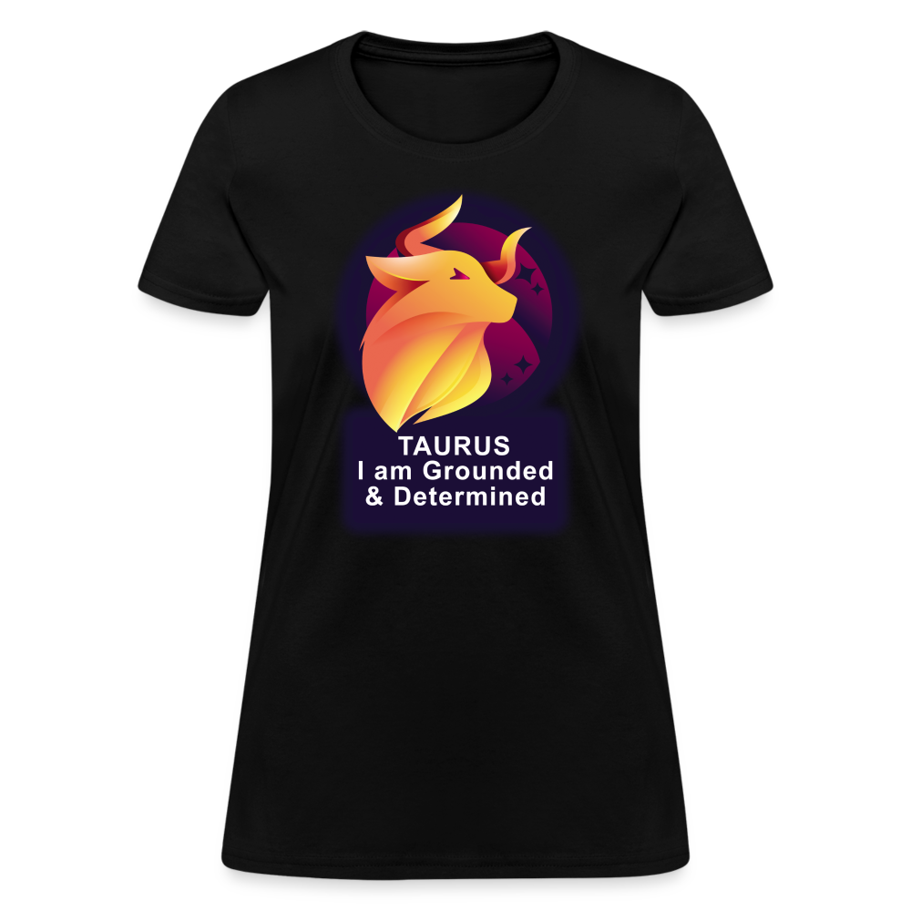 Women's Glow Taurus T-Shirt - black