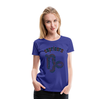 Thumbnail for Women's Power Words Capricorn Premium T-Shirt - royal blue