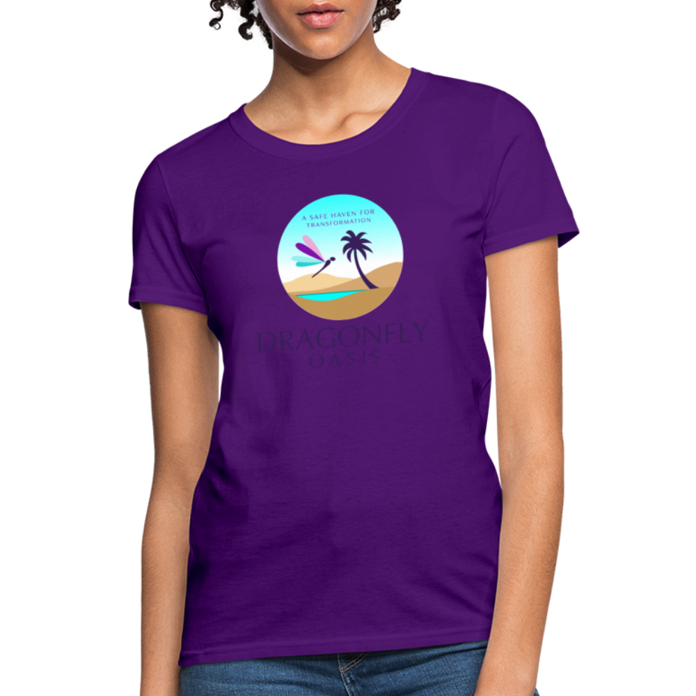 Women's Dragonfly Oasis V.1 Capricorn T-Shirt - purple