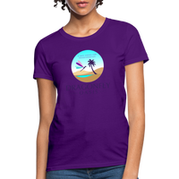 Thumbnail for Women's Dragonfly Oasis V.1 Capricorn T-Shirt - purple