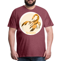 Thumbnail for Men's Mosaic Scorpio Premium T-Shirt - heather burgundy