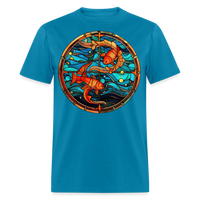 Thumbnail for Men's Mosaic Pisces Classic T-Shirt - turquoise