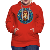 Thumbnail for Women’s Mosaic Leo Premium Hoodie - red