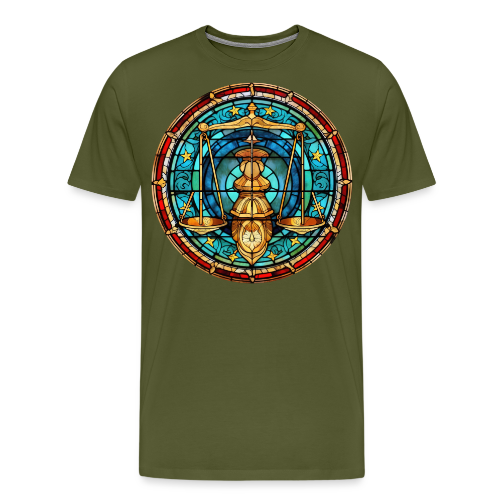 Men's Mosaic Libra Premium T-Shirt - olive green