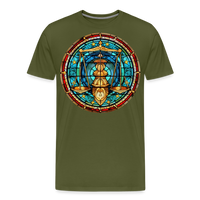 Thumbnail for Men's Mosaic Libra Premium T-Shirt - olive green