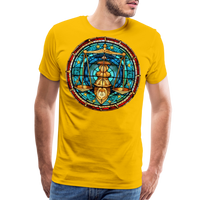 Thumbnail for Men's Mosaic Libra Premium T-Shirt - sun yellow