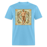 Thumbnail for Men's Mythical Virgo Classic T-Shirt - aquatic blue