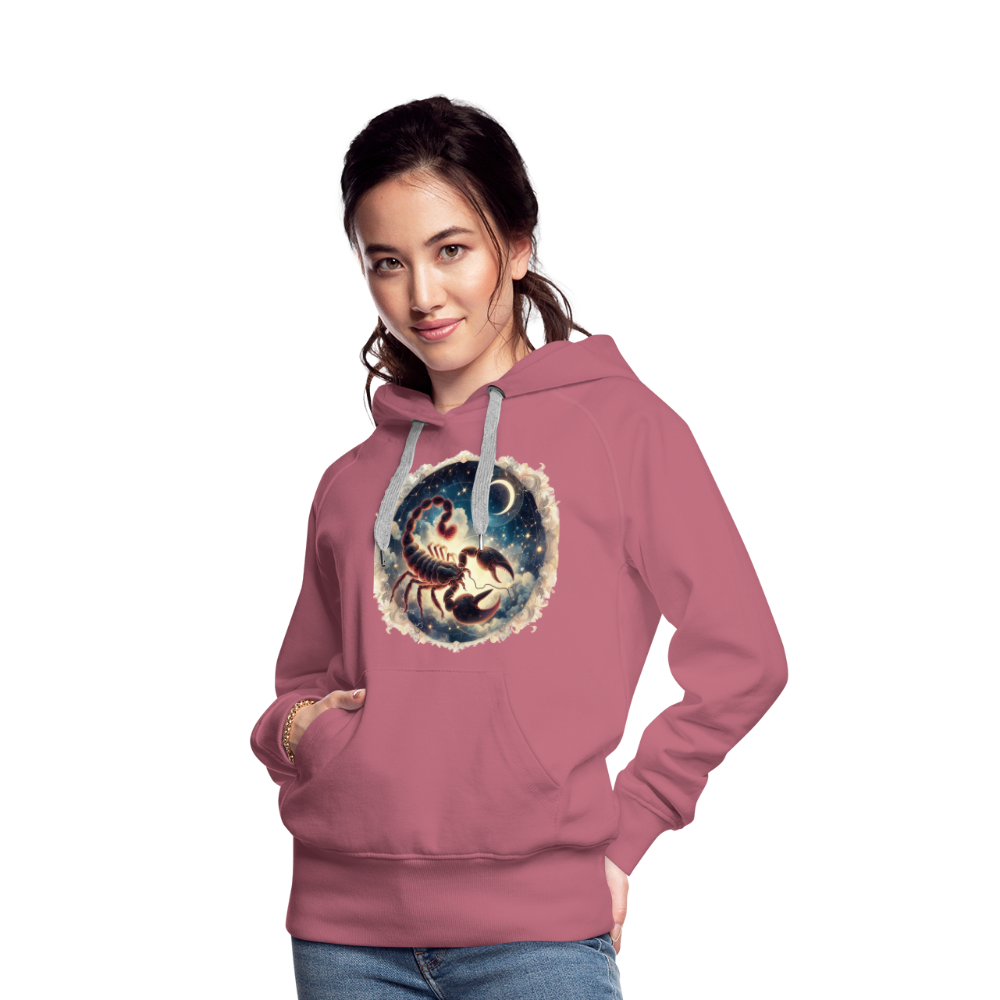 Women’s Mythical Scorpio Premium Hoodie - mauve