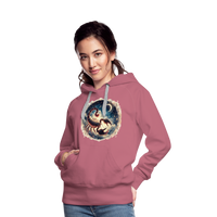 Thumbnail for Women’s Mythical Scorpio Premium Hoodie - mauve