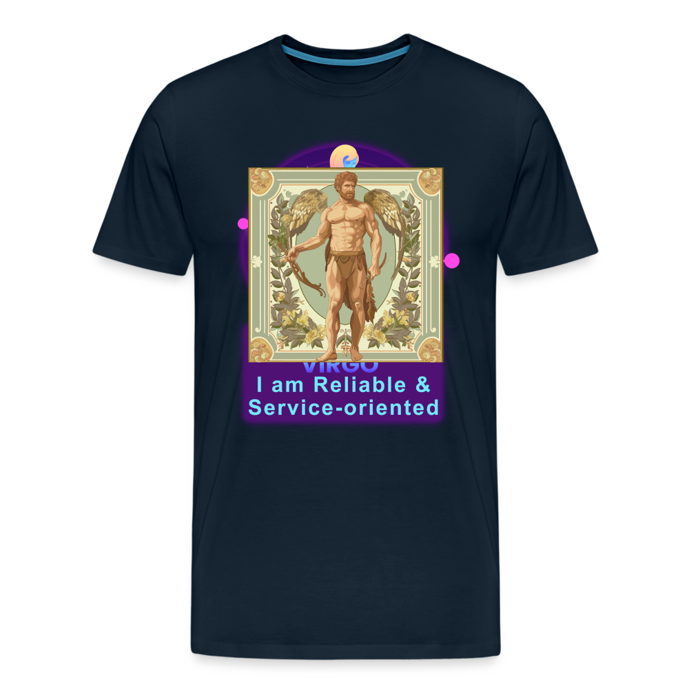 Men's Mythical Virgo Premium T-Shirt - deep navy