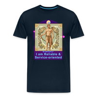 Thumbnail for Men's Mythical Virgo Premium T-Shirt - deep navy