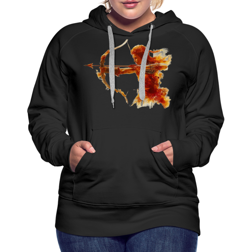 Women’s Mythical Sagittarius Premium Hoodie - black