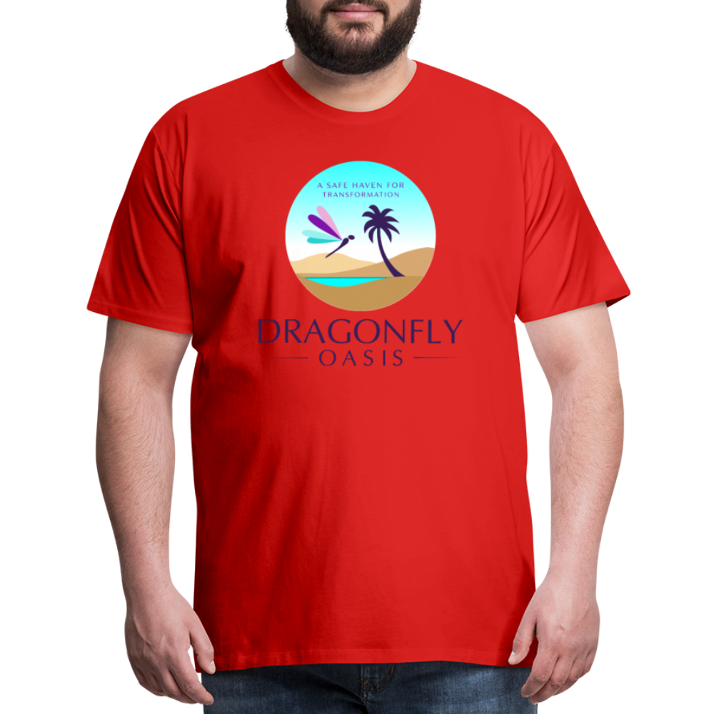 Men's Dragonfly Oasis V.1 Premium T-Shirt - red