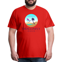 Thumbnail for Men's Dragonfly Oasis V.1 Premium T-Shirt - red