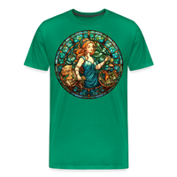 Thumbnail for Men's Mosaic Virgo Premium T-Shirt - kelly green