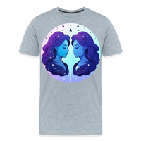 Thumbnail for Men's Magic Gemini Premium T-Shirt - heather ice blue