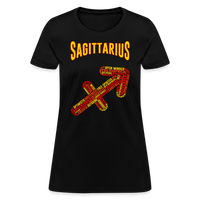 Thumbnail for Women's Power Words Sagittarius T-Shirt - black