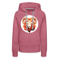 Thumbnail for Women’s Symbol Aries Premium Hoodie - mauve