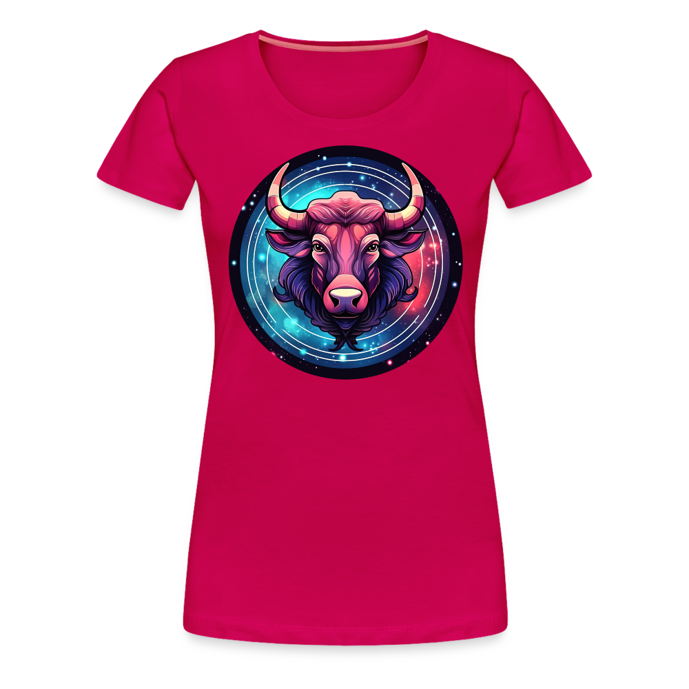 Women’s Mystic Taurus Premium T-Shirt - dark pink