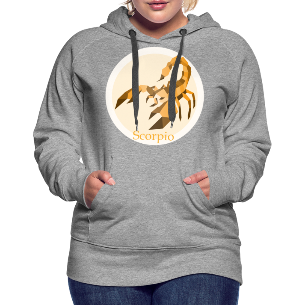 Women’s Mosaic Scorpio Premium Hoodie - heather grey