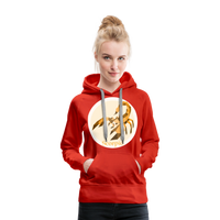 Thumbnail for Women’s Mosaic Scorpio Premium Hoodie - red