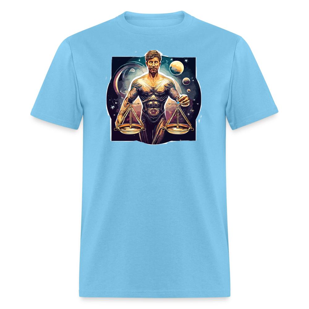 Men's Mythical Libra Classic T-Shirt - aquatic blue