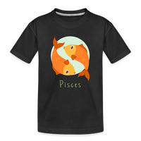 Thumbnail for Kid’s Astro Toon Pisces Premium Organic T-Shirt - black