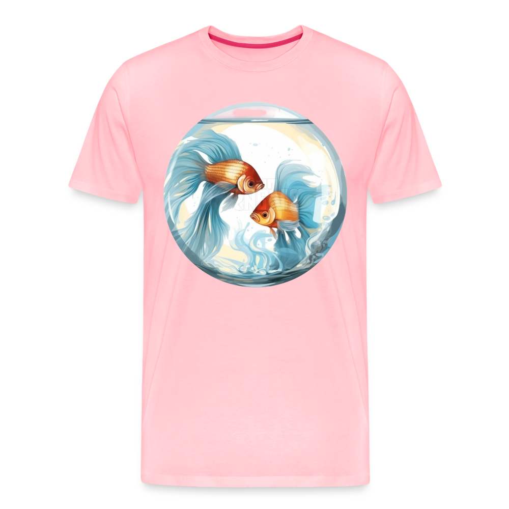 Men's Mythical Pisces Premium T-Shirt - pink