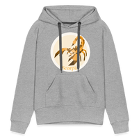 Thumbnail for Women’s Mosaic Scorpio Premium Hoodie - heather grey