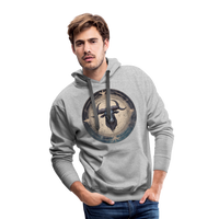 Thumbnail for Men’s Mythical Taurus Premium Hoodie - heather grey