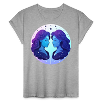 Thumbnail for Women's Magic Gemini Relaxed Fit T-Shirt - heather gray