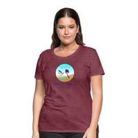 Thumbnail for Women's Dragonfly Oasis V.1 Premium T-Shirt - heather burgundy