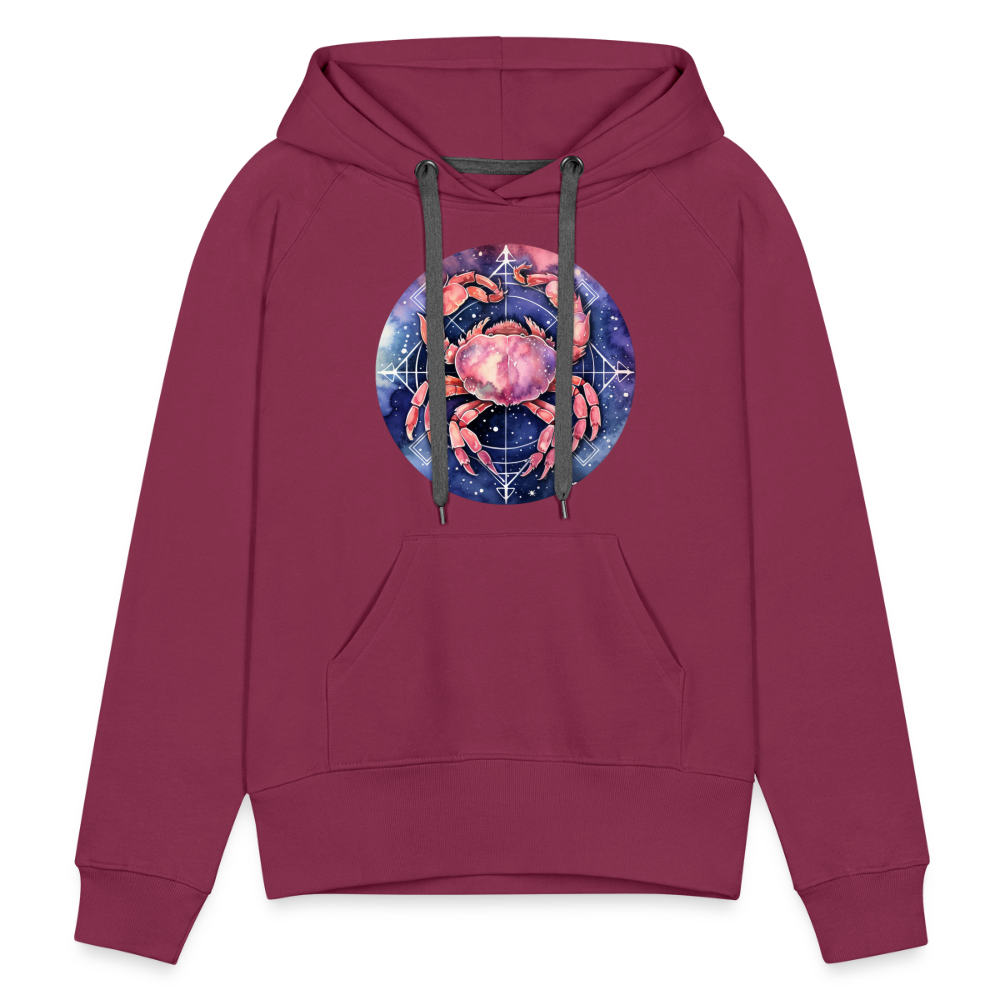 Women’s Mythical Cancer Premium Hoodie - burgundy