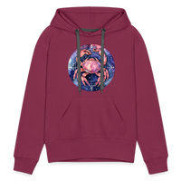 Thumbnail for Women’s Mythical Cancer Premium Hoodie - burgundy