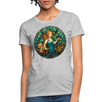 Thumbnail for Women's Mosaic Virgo T-Shirt - heather gray