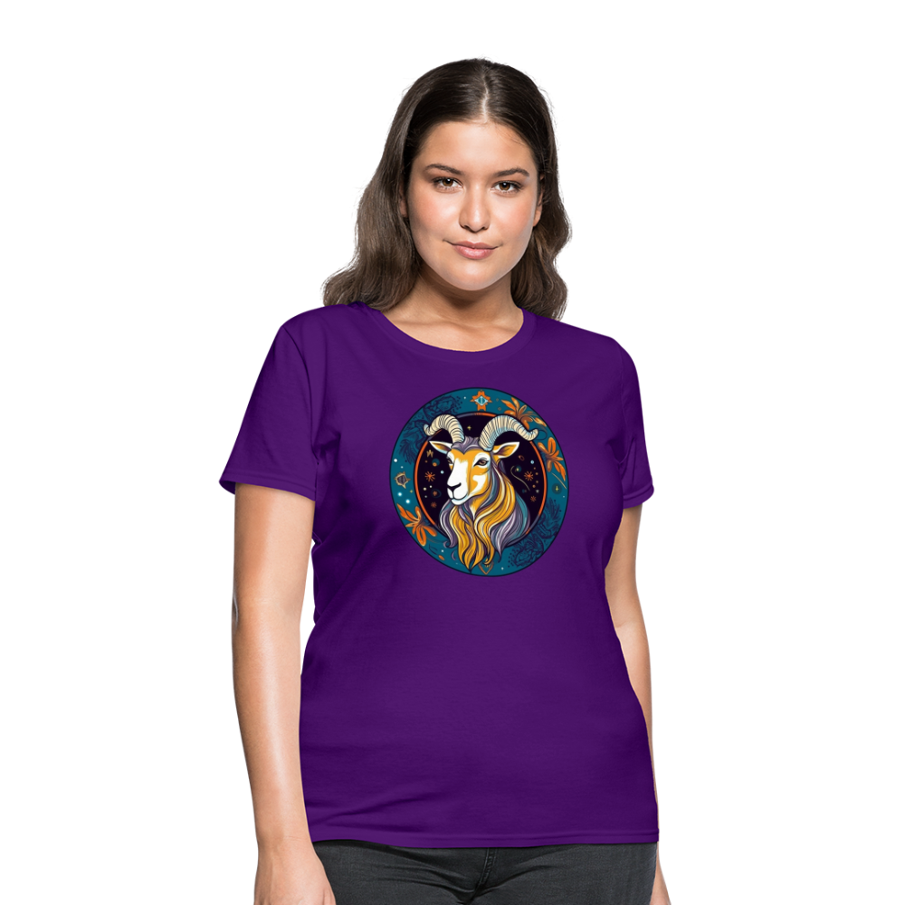 Women's Mythical Capricorn T-Shirt - purple