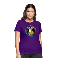 Thumbnail for Women's Mythical Capricorn T-Shirt - purple