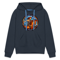 Thumbnail for Women’s Mosaic Sagittarius Premium Hoodie - navy