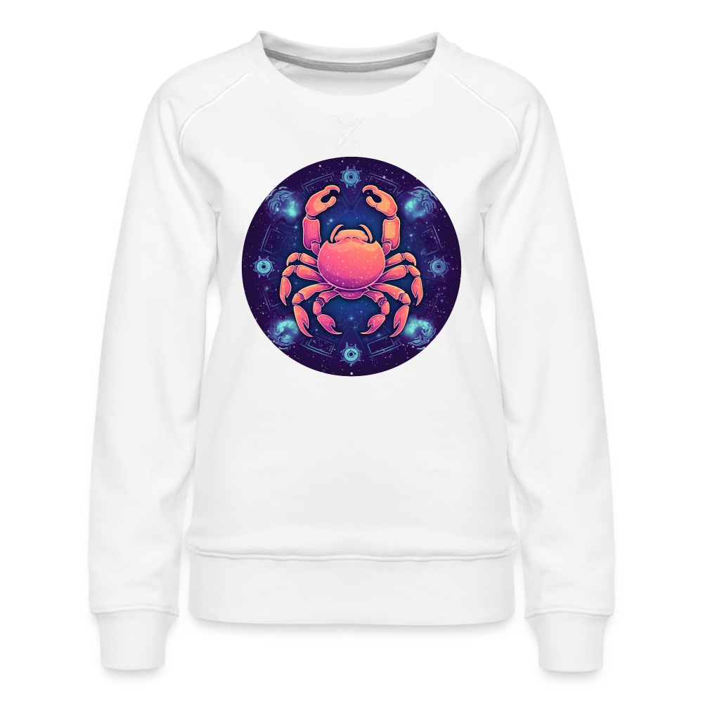 Women’s Magic Cancer Premium Sweatshirt - white