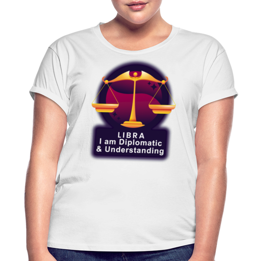 Women's Glow Libra Relaxed Fit T-Shirt - white