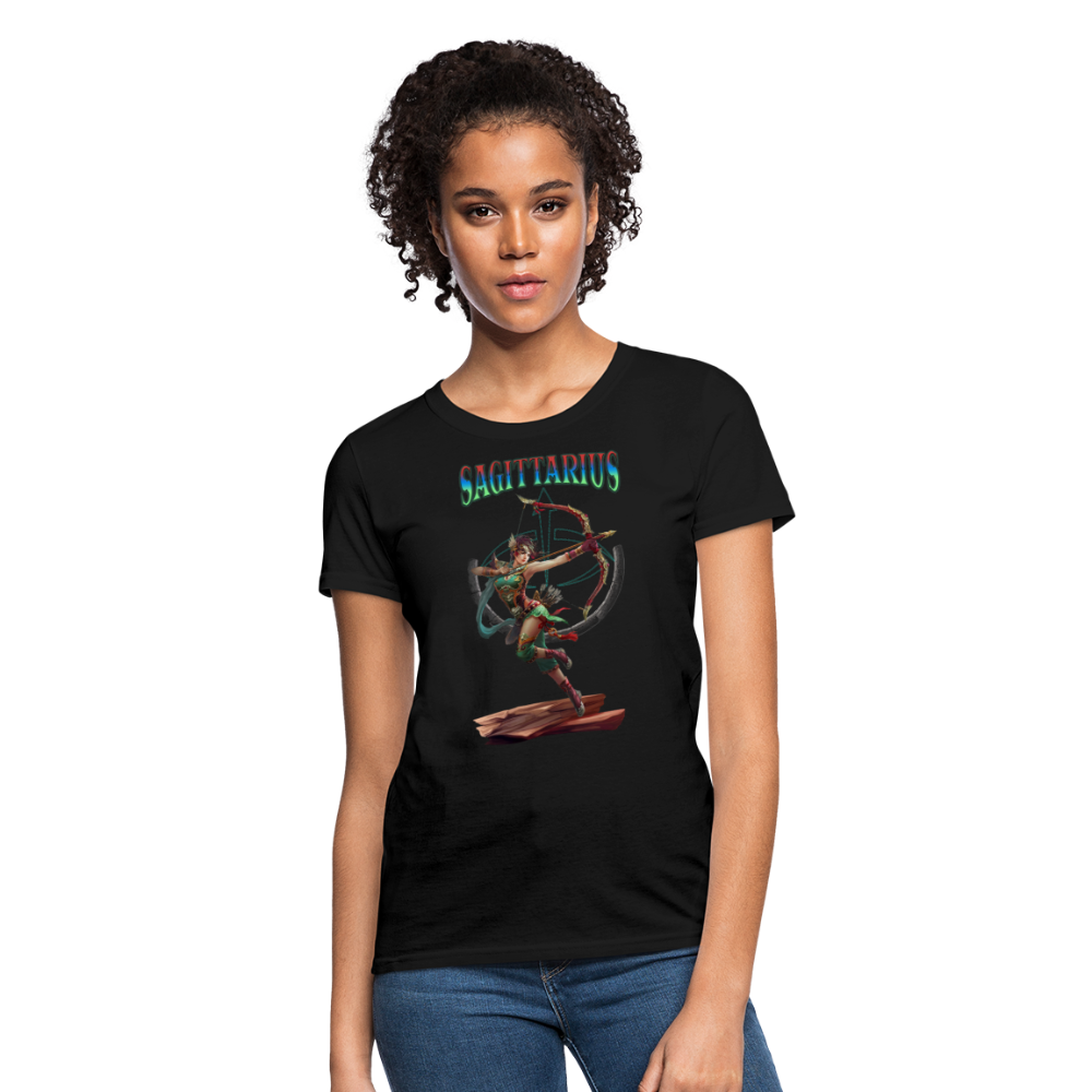 Astral Sagittarius Women's T-Shirt - black