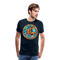 Thumbnail for Men's Mosaic Sagittarius Premium T-Shirt - deep navy