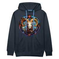 Thumbnail for Men’s Mosaic Aries Premium Hoodie - navy