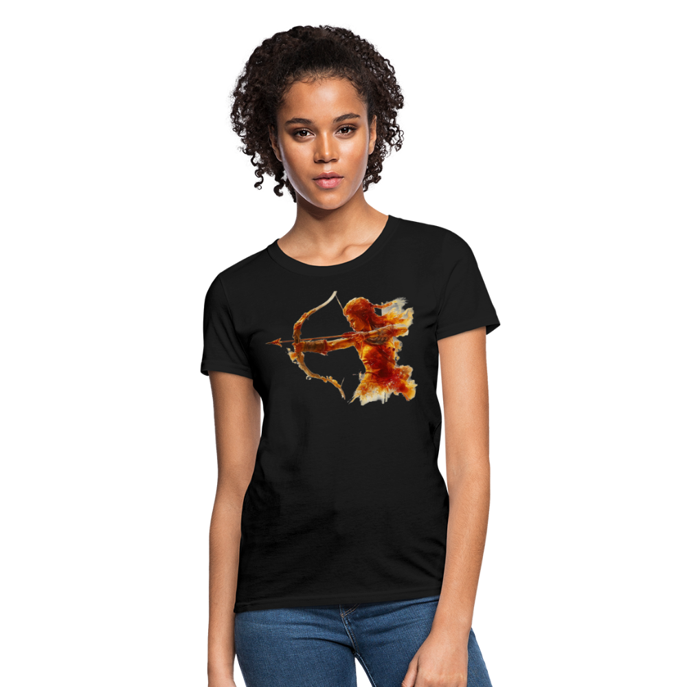 Women's Mythical Sagittarius T-Shirt - black