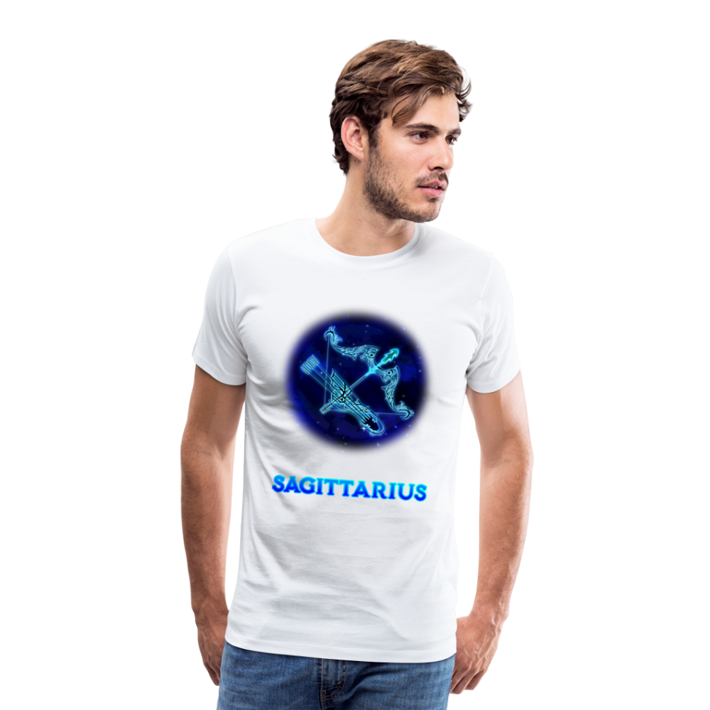 Men's Sagittarius Premium T-Shirt - white