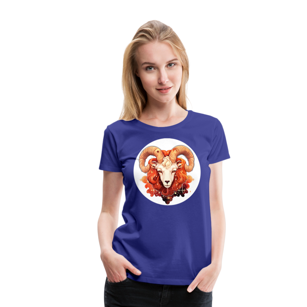 Women’s Symbol Aries Premium T-Shirt - royal blue