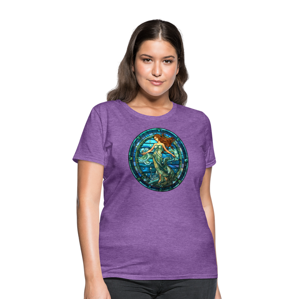 Women's Mosaic Aquarius T-Shirt - purple heather