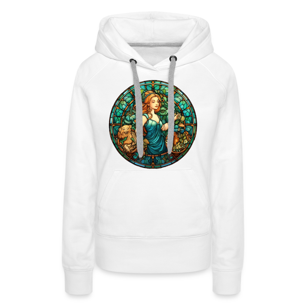 Women’s Mosaic Virgo Premium Hoodie - white